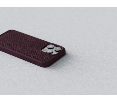 Njord byElements Salmon Leather Magsafe Case for iPhone 15 Pro, Rust