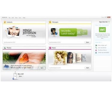 Nokia Ovi Suite 2.0 screenshot (481 pix)