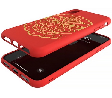 Adidas OR CNY Back Case voor Apple iPhone X/XS (5.8") - Rood Rood