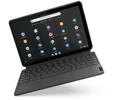 Lenovo IdeaPad Duet Chromebook (ZA6F0004NL, Qwerty toetsenbord) Blauw