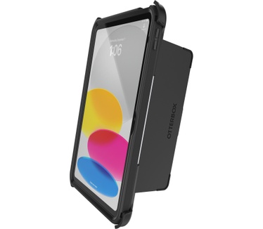 Otterbox OtterBox Defender Case voor iPad 10th gen, schokbestendig, ultra robuuste met ingebouwde schermbeschermer, 2x getest volgens militaire standaard, Zwart