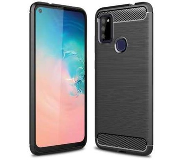 qMust Samsung Galaxy M51 Rugged TPU Case - Zwart