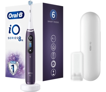 Oral-B iO - 8n - Elektrische Tandenborstel Paars Powered By Braun