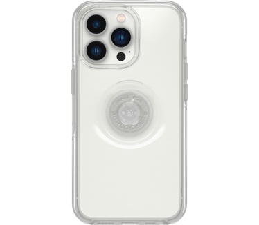 Otterbox OtterBox Otter+Pop-hoesje voor iPhone 13 Pro Max / iPhone 12 Pro Max, schokbestendig, valbestendig, beschermhoes met PopSockets PopGrip, 3x getest volgens militaire standaard, transparant