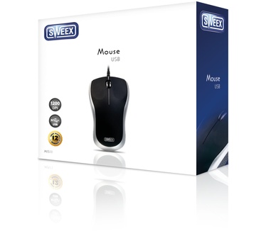 Sweex MI511 Mouse (Zwart)