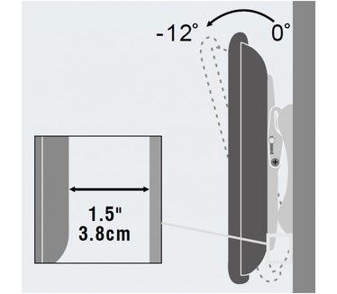 Techly 32-60" Wall Bracket for LED LCD TV Tilt" ICA-PLB 118B