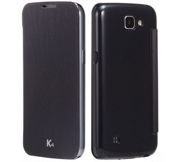 LG K4 Flip Case - VOIA.K120BLK - Black