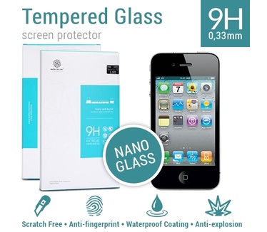 Nillkin Screen Protector Tempered Glass 9H Nano Apple iPhone 4 / 4S