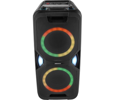 Medion Medion P61468 - Bluetooth Speaker - LED licht - 2 x 22 W RMS - Zwart