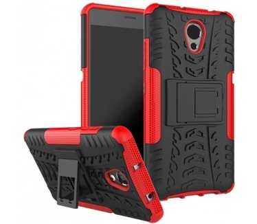 qMust Lenovo P2 Rugged Hybrid Hoesje Rood