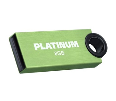 Platinum Platinum Stick USB2.0 FD 8GB PLATINUM Slender [gn] rt 8GB Groen