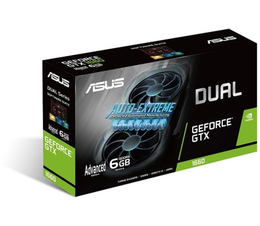 Asus Dual GeForce GTX 1660 6GB Advanced Edition GDDR5 EVO