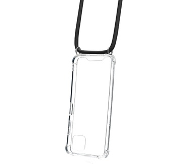 Mobiparts Lanyard Case Samsung Galaxy A22 5G (2021) Black Cord