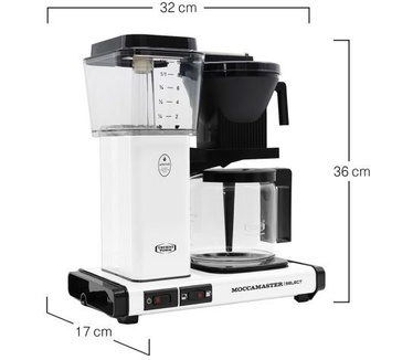 Moccamaster Moccamaster KBG Select 53993 Matt White