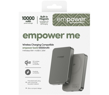 PanzerGlass empower by PanzerGlass® empower Bank | 10000mAh | Titanium