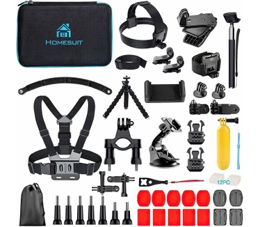 Homesuit Accessoires voor actiecamera, 58-delig