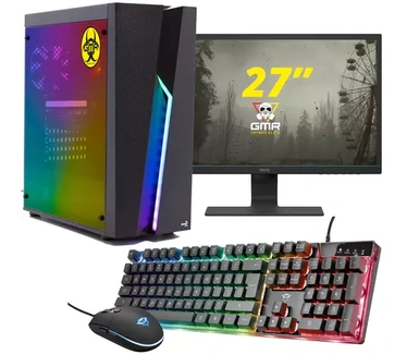 GMR - Ryzen 5 5600G - 1TB M.2 - RTX 3050 - GamePC.T1450727 - WiFi (GamePC.T1450727 + 27 Inch Monitor + Toetsenbord + Muis)