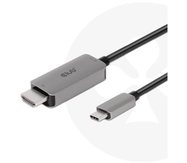 Club 3D USB Gen2 Type-C to HDMI 4K120Hz 8K60Hz HDR10 with DSC1.2 Active Cable M/M 3m