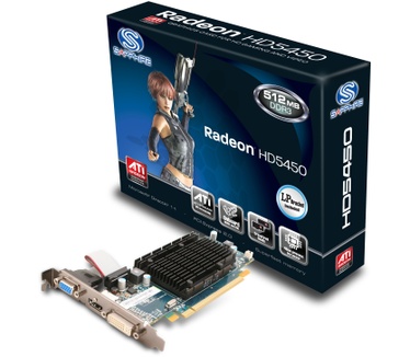 Sapphire Radeon HD 5450 512MB DDR3 PCIE HDMI