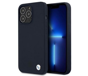 BMW Silicone Back Case - Apple iPhone 13 Pro Max (6.7") - Blauw Blauw