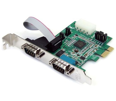 Startech.com 2-poort Native PCI Express RS232 Seri