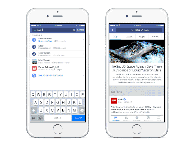 facebook search