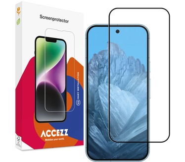 Accezz Gehard Glas Full Cover Screenprotector Google Pixel 9 / 9 Pro