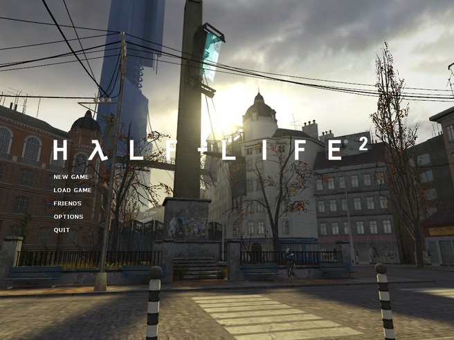 Half-Life 2 hoofdmenu