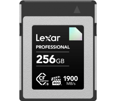 Lexar Lexar 256GB CFexpress Type B Professional Diamond Series 1900MB/s geheugenkaart