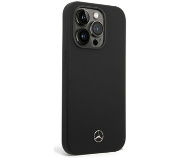 Mercedes-Benz Silicone Back Case - iPhone 14 Pro (6.1") - Zwart Zwart