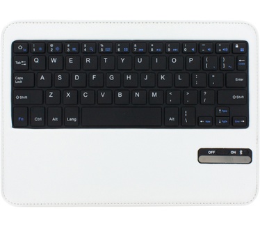 Mobiparts Bluetooth Keyboard Case Galaxy Tab 4 10.1 White