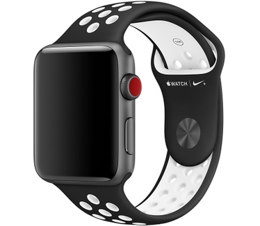 Apple Sportbandje van Nike ? Zwart/wit (42 mm) ? S/M en M/L