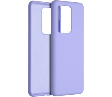 Accezz Liquid Silicone Backcover Samsung Galaxy S20 Ultra - Paars