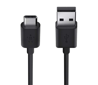 Belkin Mixit USB 2.0 USB-A/USB-C kabel - 180cm Zwart