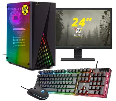 GMR - Ryzen 5 5600G - 500GB M.2 - GTX 1650 - GamePC.T1410424 - WiFi (GamePC.T1410424 + 24 Inch Monitor + Toetsenbord + Muis)