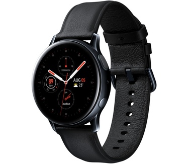Samsung Galaxy Watch Active2 RVS (40mm) Zwart (Zwart)
