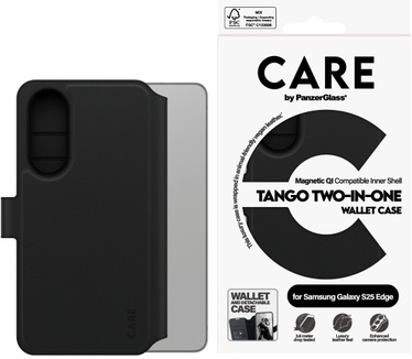 PanzerGlass CARE by PanzerGlass® Feature Case Tango Two-in-One Wallet w. Qi-Compatible Samsung S25 Edge