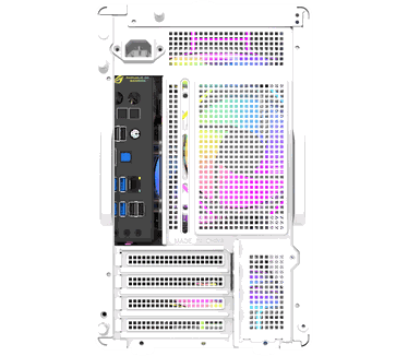 darkFlash WD200 M-ATX PC Case - Wit