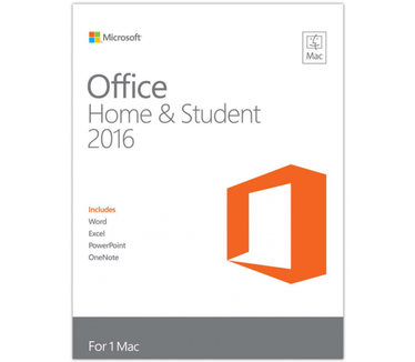 Microsoft Office Office 2016 voor Mac Home & Student (download)
