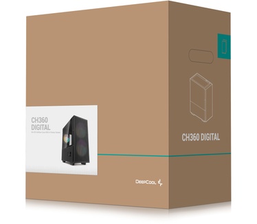 DeepCool CH360 Digital Zwart