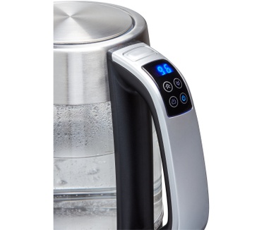 Medion Digitale glazen waterkoker MD 10210 | inhoud 1,7 L | digitale temperatuurinstelling | LED-verlichting