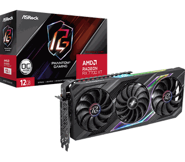 ASRock Radeon RX 7700 XT Phantom Gaming 12G OC