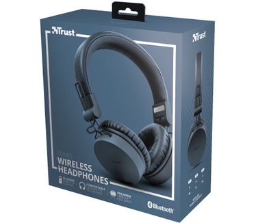 Trust Tones Bluetooth Wireless Headphones (Blauw)