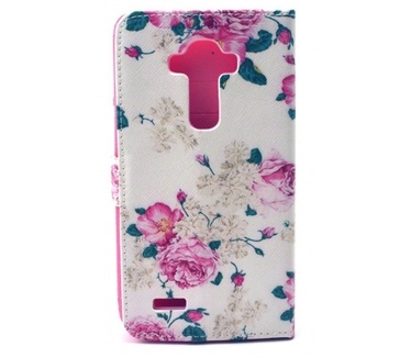 Kees Portemonnee Hoesje LG G4 - Bloemen