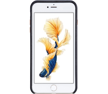 Nillkin Englon Leder BackCover Apple iPhone 7 Plus (5.5") - Zwart Zwart