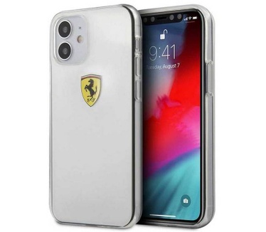 Ferrari On-Track Back Case - Apple iPhone 12 Mini - Transparant Transparant