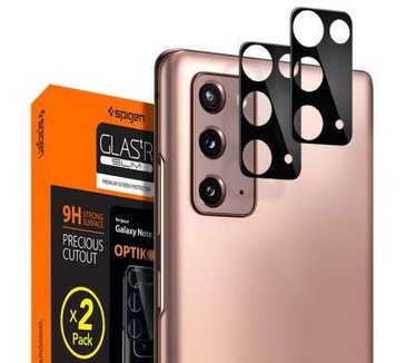 Spigen Samsung Galaxy Note 20 Camera Lens Glass Protector - Zwart
