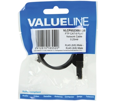 ValueLine 0.25m Cat 6 F/UTP