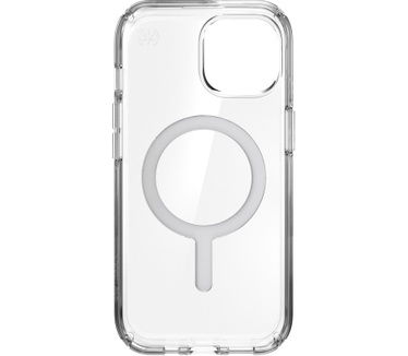 Speck Presidio Perfect Clear + MS Apple iPhone 15/14/13 Clear - with Microban
