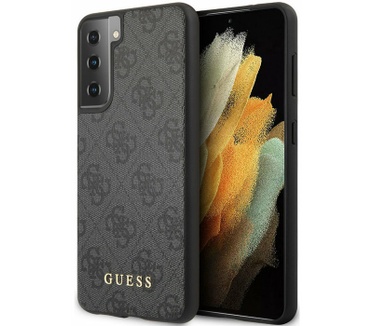 Guess 4G Stripe Hard Case - Samsung Galaxy S21 (G991) - Grijs Grijs